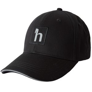 Horze Hat with Reflective Print - Black