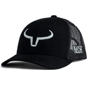 Ranch Brand Rancher Cap - Black with Silver Logo