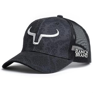 Casquette Ranch Brand Ponytail - Damascus & Logo Argent