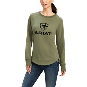 Ariat Ladies Benicia Sweatshirt - Four Leaf Clover