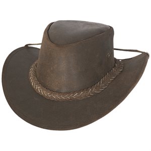 Bullhide Cedar Groove Leather Australian Hat