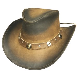 Bullhide Bunker Hill Leather Australian Hat