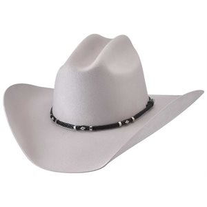 Chapeau de Cowboy Bullhide Gholson 4X en Feutre - Silverbelly