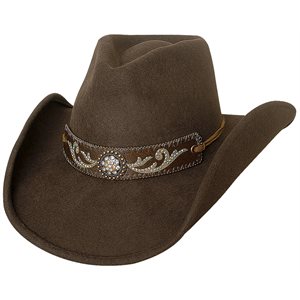 Bullhide Hangin' Out Felt Cowboy Hat - Chocolate