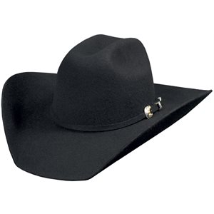 Chapeau de Cowboy Bullhide Kingman 4X en Feutre - Noir