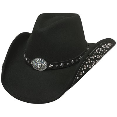 Chapeau de Cowboy Bullhide Let's Get Loud en Laine - Noir