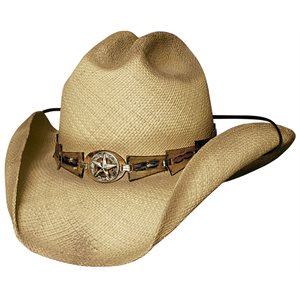 Bullhide Star Central Straw Cowboy Hat