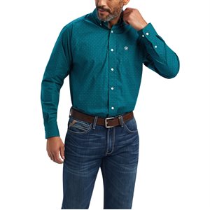Ariat Men's Benson Classic Fit Western Shirt - Everglade