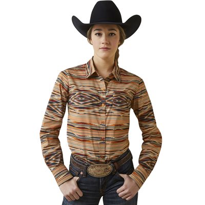 Chemise Western Ariat Chimayo Kirby Stretch pour Femme - Sunset Saltillo