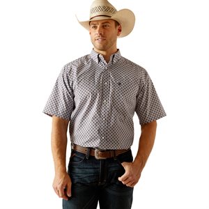 Ariat Men's Denver Classic Fit Western Shirt - Blue