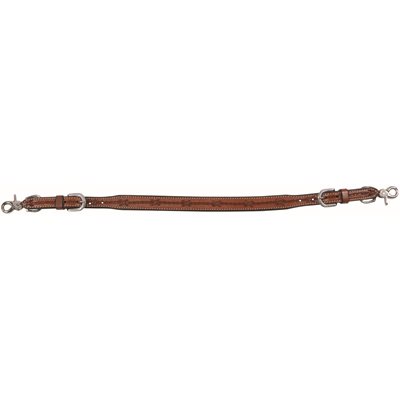 Country Legend Barbwire Wither Strap - Chesnut
