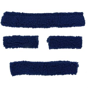 Couvre-Licou en Polaire Synthétique - Bleu Marin