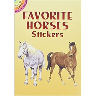 Livret d'autocollants - Favorite horses