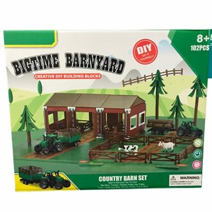  Bigtime Barnyard buidling blocs set - Country barn