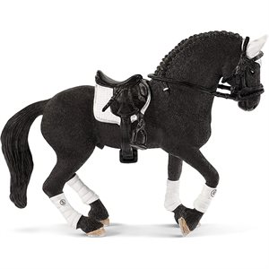 Schleich Figurine - Friesian Stallion Riding Tournament