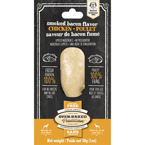 Oven-Baked Tradition Chicken Fillet Dog Treat - Smoked Bacon Flavour