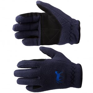 Horze Kid's Fleece Winter Gloves - Dark Navy