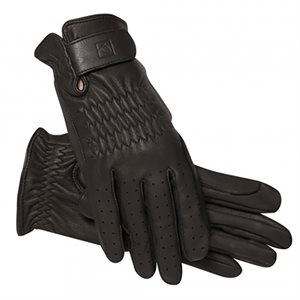 SSG Pro Show Deerskin Riding Gloves - Black