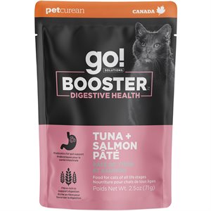 Go! Solutions Digestive Health Tuna and Salmon Pâté Booster Cat Meal Topper