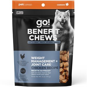 Go! Solutions Weight Management + Joint Care Chicken Chewy Dog Treats