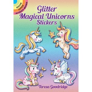 Stickers booklet - Glitter magical unicorns