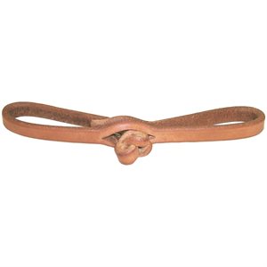 Professional's Choice Leather Center Knot Curb Strap