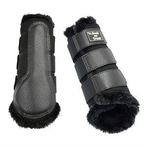Back on Track 3D Mesh with Faux Fur Brush Boot