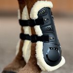 Back on Track Airflow Tendon Boots with Faux Fur