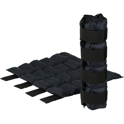Horze Pro Cooling Therapy Ice Wraps - Jet Black