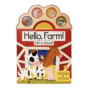 Lift-a-sound book - Hello farm!