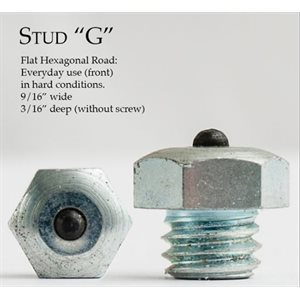 Stud sold by the unit - Hexagonal road