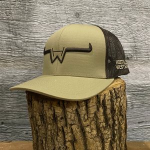 Hostile Western cap - Kaki & brown