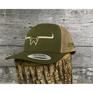Hostile Western cap - Green & kaki