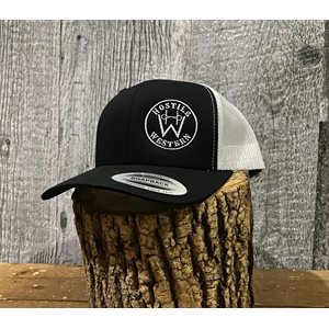  Hostile Western cap with patch - Black & white