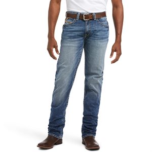Ariat Men's M4 Low Rise Stretch Longspur Stackable Straight Leg Western Jeans - Dakota