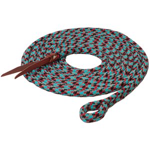 Weaver EcoLuxe Bamboo Lead - Black, Red, Turquoise & Charcoal