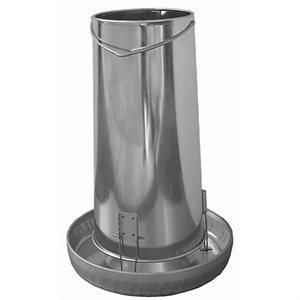 Galvanized Poultry Feeder - 50lbs