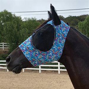 Professional's Choice Comfort Fit Lycra Fly Mask - Bones