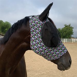 Professional's Choice Comfort Fit Lycra Fly Mask - Poker