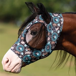 Professional's Choice Comfort Fit Lycra Fly Mask - Bison