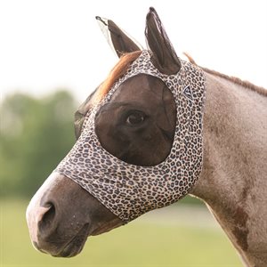 Professional's Choice Comfort Fit Lycra Fly Mask - Cheetah