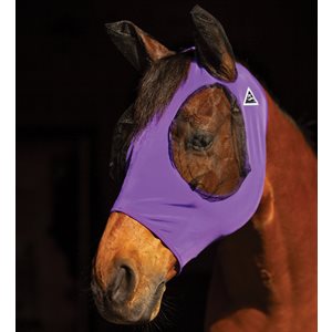 Professional's Choice Comfort Fit Lycra Fly Mask - Purple