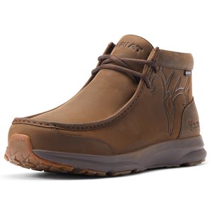 Mocassin Ariat Spitfire Outdoor Imperméable pour Homme - Oily Distressed Brown