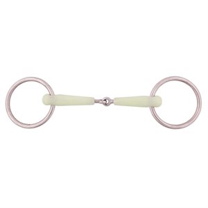 BR Apple Mouth Single Jointed Loose Ring Pony Snaffle