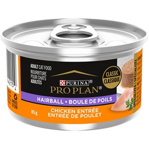 Pro Plan Hairball Chicken Entrée Classic Wet Cat Food