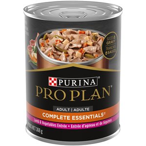 Pro Plan Adult Complete Essentials Lamb & Vegetables Entrée Slices in Gravy Wet Dog Food