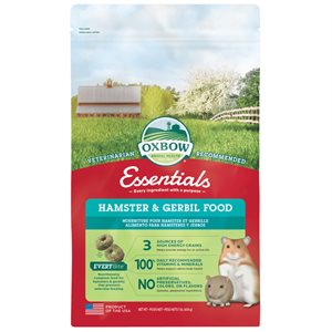 Nourriture Oxbow Essentials pour Hamster & Gerbille