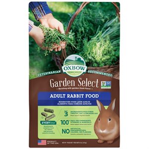Nourriture Oxbow Garden Select pour Lapin Adulte
