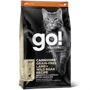Go! Solutions Carnivore Grain-Free Lamb and Boar Dry Cat Food