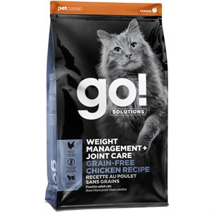 Go! Solutions Weight Management + Joint Care Grain-Free Chicken Dry Cat Food